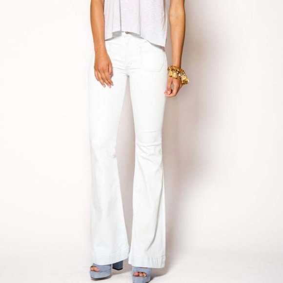 Hudson Taylor High Waist Corduroy Flares - Picture 2 of 6